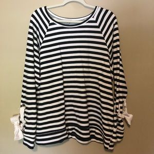 From NORDSTROM!!  Black and white Stripe